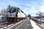 PL42AC # 4016 pushing Train # 1718 out of Lyndhurst Station 